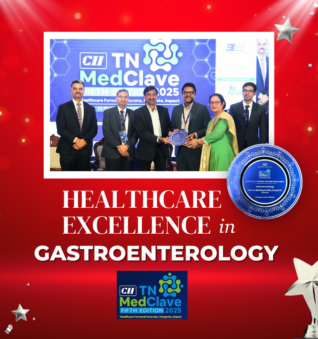 CII AWARD - The Best Hospital in Gastroenterology 2025