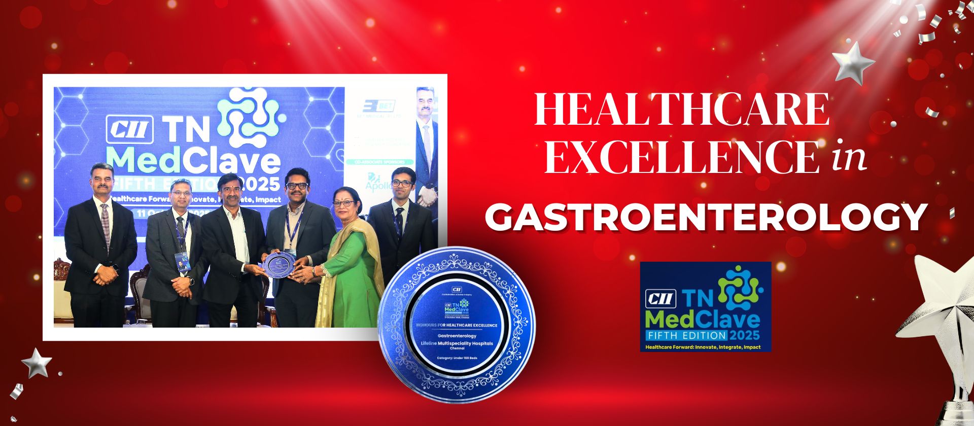 CII AWARD - The Best Hospital in Gastroenterology 2025